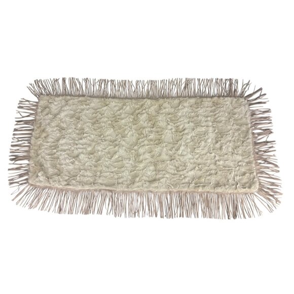Boston Proper Fur Suede Fringe Wrap Shrug Poncho One Size Western Country Coat - Picture 10 of 10
